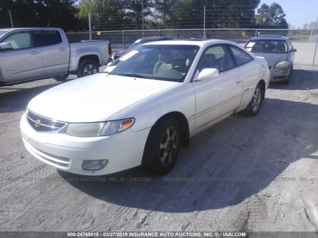 2T1CF22P3XC224820 - 1999 TOYOTA CAMRY SOLARA SE/SLE WHITE photo 2