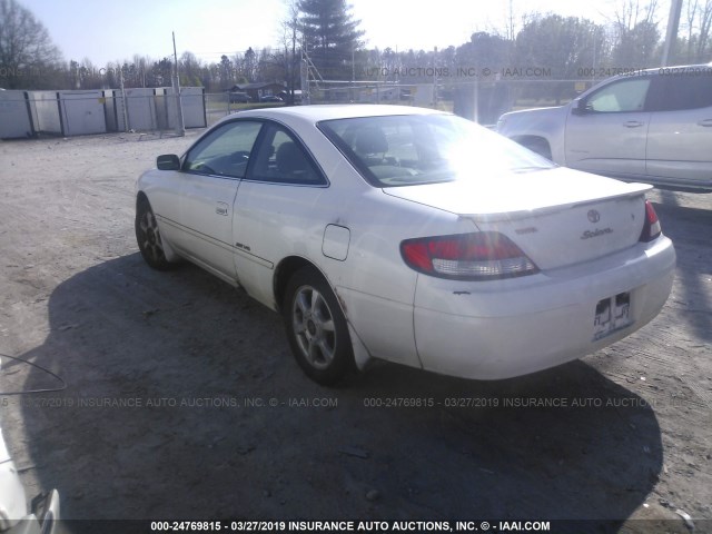 2T1CF22P3XC224820 - 1999 TOYOTA CAMRY SOLARA SE/SLE WHITE photo 3