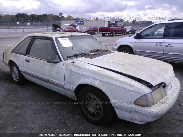 1FACP41M8PF171528 - 1993 FORD MUSTANG LX WHITE photo 1