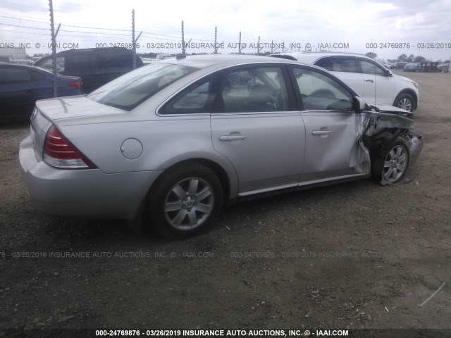 1MEHM40147G607476 - 2007 MERCURY MONTEGO LUXURY SILVER photo 4