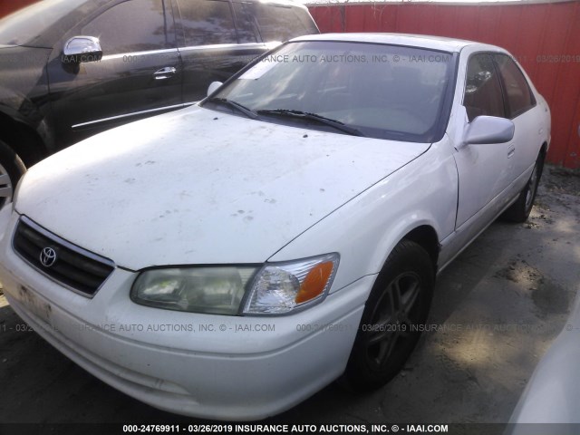 4T1BG22K91U772484 - 2001 TOYOTA CAMRY CE/LE/XLE WHITE photo 2