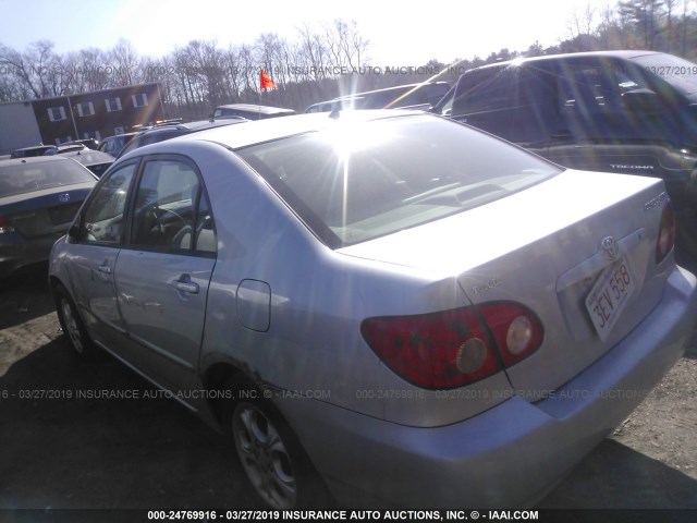 1NXBR32E06Z576337 - 2006 TOYOTA COROLLA CE/LE/S SILVER photo 3