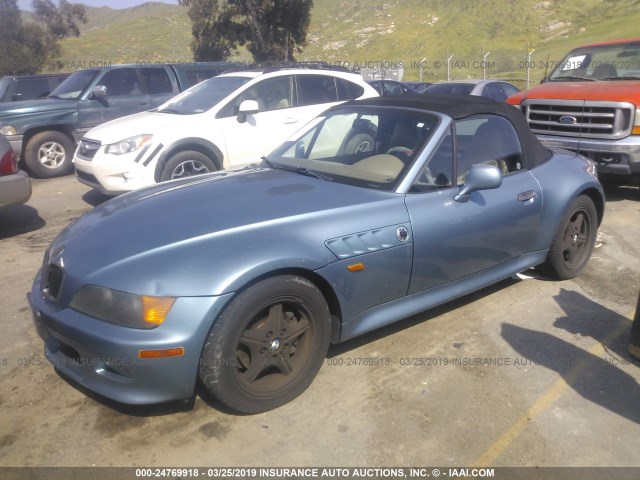 4USCH9330XLG01205 - 1999 BMW Z3 2.3 Light Blue photo 2
