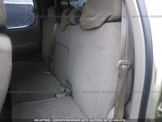 5TBRU34115S448339 - 2005 TOYOTA TUNDRA ACCESS CAB SR5 BEIGE photo 8