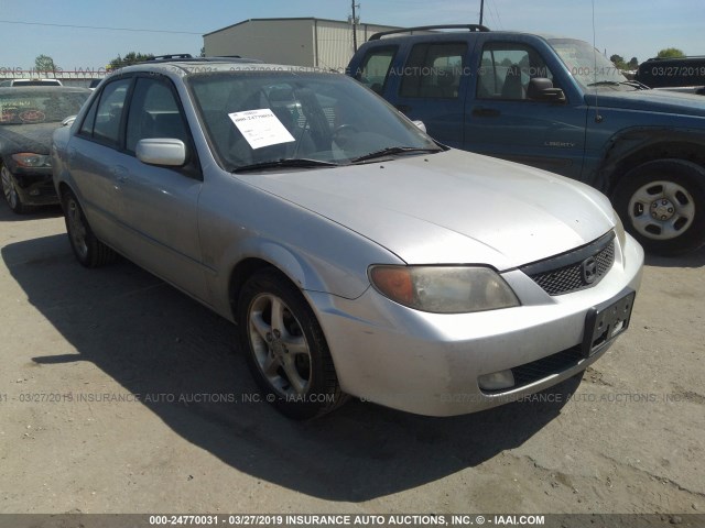 JM1BJ225410491636 - 2001 MAZDA PROTEGE LX/ES SILVER photo 1