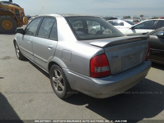 JM1BJ225410491636 - 2001 MAZDA PROTEGE LX/ES SILVER photo 3