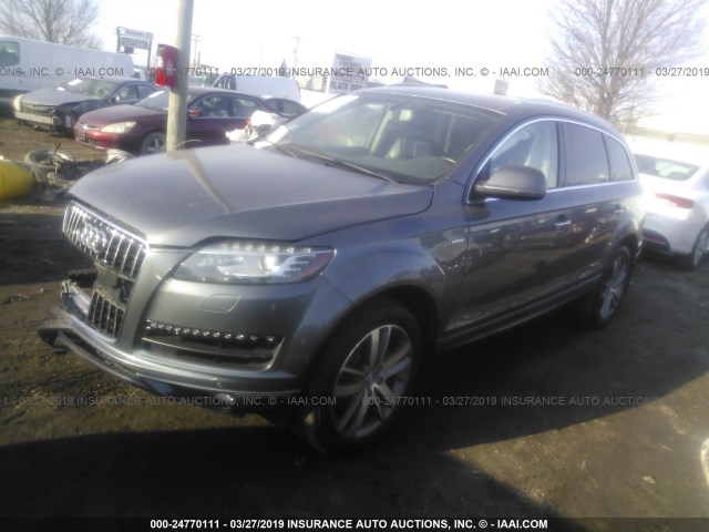 WA1LGAFE9FD005971 - 2015 AUDI Q7 PREMIUM PLUS GRAY photo 2