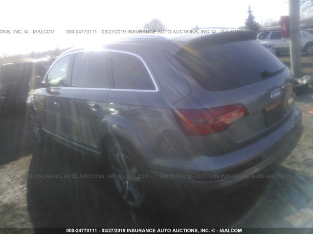 WA1LGAFE9FD005971 - 2015 AUDI Q7 PREMIUM PLUS GRAY photo 3