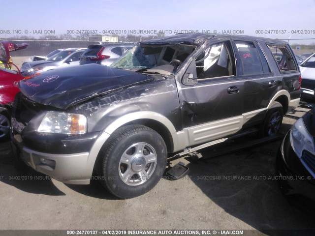 1FMFU17565LA33284 - 2005 FORD EXPEDITION EDDIE BAUER GREEN photo 2