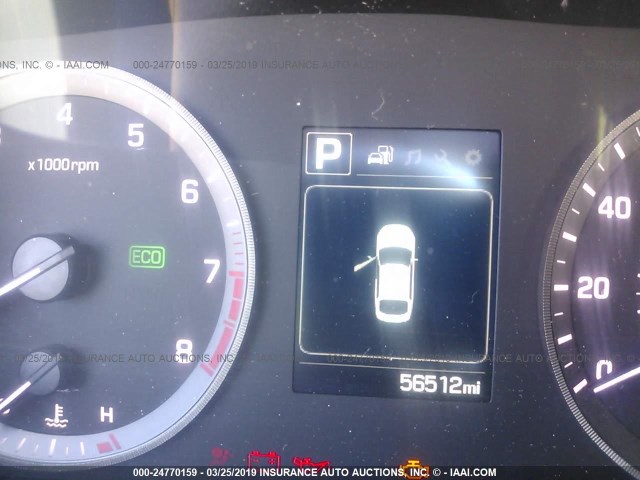 5NPE24AF2HH515834 - 2017 HYUNDAI SONATA SE BLUE photo 7
