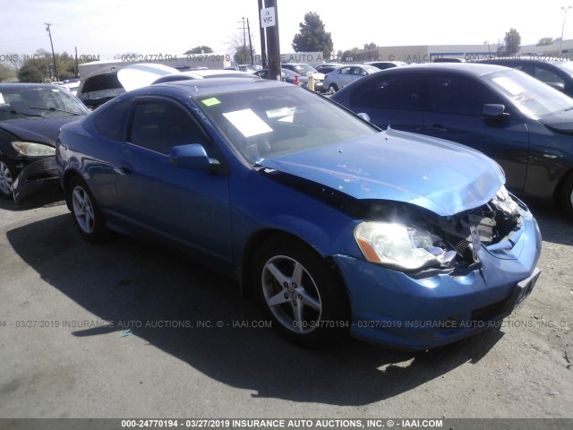 JH4DC530X4S007743 - 2004 ACURA RSX TYPE-S BLUE photo 1