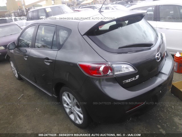 JM1BL1H68A1265081 - 2010 MAZDA 3 S GRAY photo 3