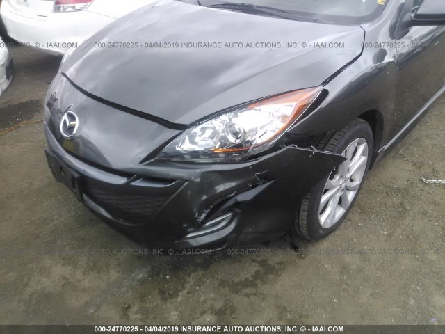 JM1BL1H68A1265081 - 2010 MAZDA 3 S GRAY photo 6