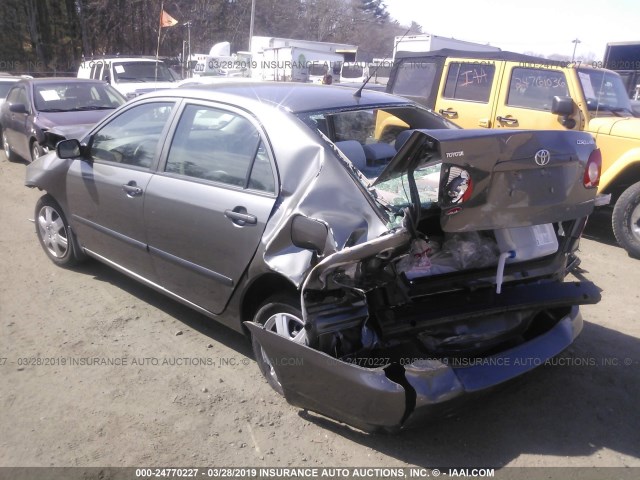 2T1BR32E18C920861 - 2008 TOYOTA COROLLA CE/LE/S GRAY photo 3