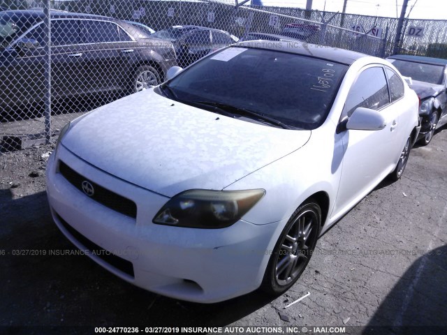 JTKDE177270165708 - 2007 TOYOTA SCION TC WHITE photo 2