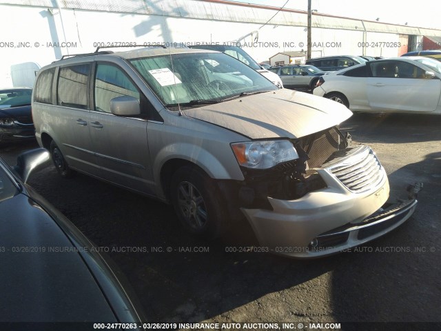 2C4RC1BG1CR313664 - 2012 CHRYSLER TOWN & COUNTRY TOURING GOLD photo 1