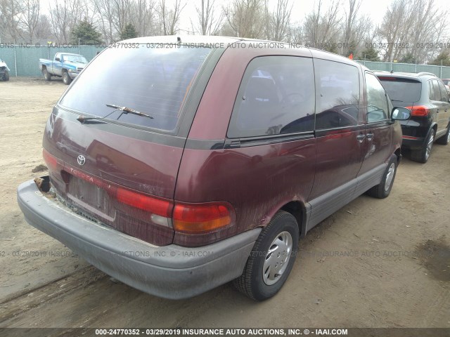 JT3AC21S2N1002930 - 1992 TOYOTA PREVIA DLX PURPLE photo 4