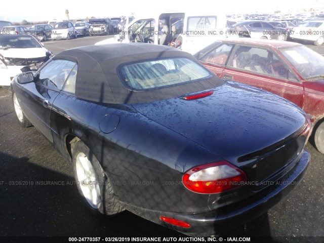 SAJGX2745VC005250 - 1997 JAGUAR XK8 BLACK photo 3