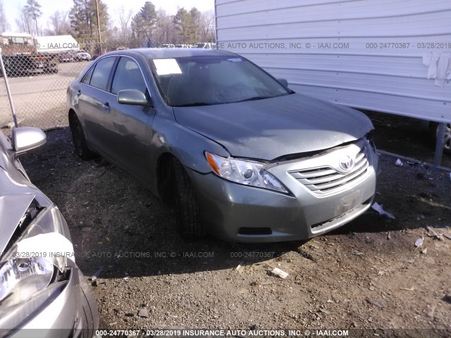 4T1BE46K07U550873 - 2007 TOYOTA CAMRY NEW GENERAT CE/LE/XLE/SE GREEN photo 1