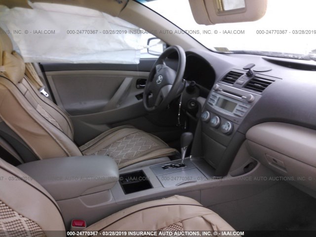 4T1BE46K07U550873 - 2007 TOYOTA CAMRY NEW GENERAT CE/LE/XLE/SE GREEN photo 5