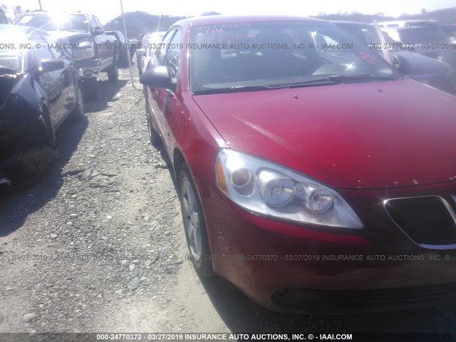 1G2ZG58NX74138250 - 2007 PONTIAC G6 SE RED photo 1