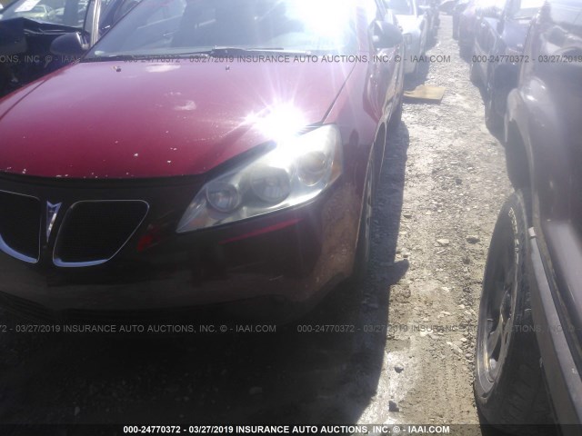 1G2ZG58NX74138250 - 2007 PONTIAC G6 SE RED photo 2