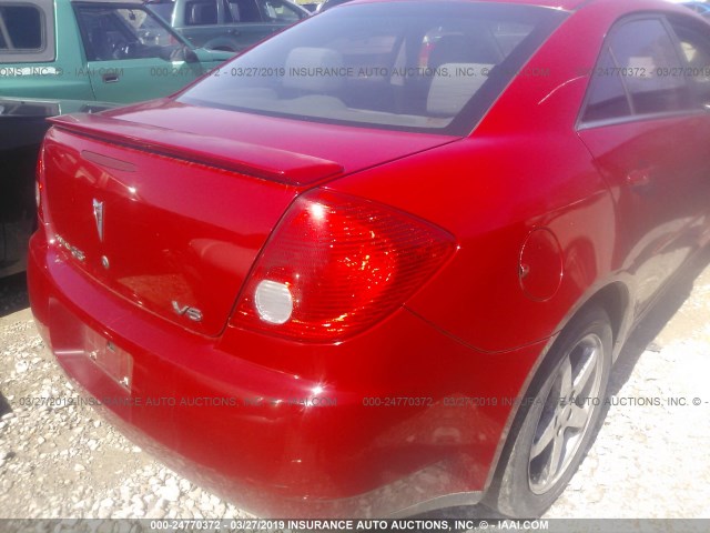 1G2ZG58NX74138250 - 2007 PONTIAC G6 SE RED photo 4