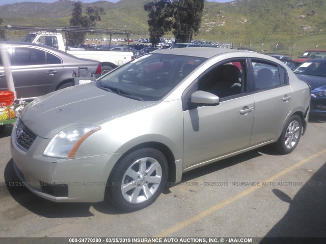 3N1AB61E77L638158 - 2007 NISSAN SENTRA 2.0/2.0S/2.0SL Champagne photo 2