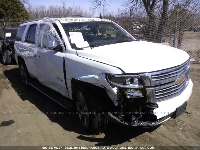 1GNSKCKC7FR124354 - 2015 CHEVROLET TAHOE K1500 LTZ WHITE photo 1