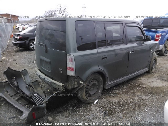 JTLKT324564057172 - 2006 TOYOTA SCION XB 灰色 照片 4