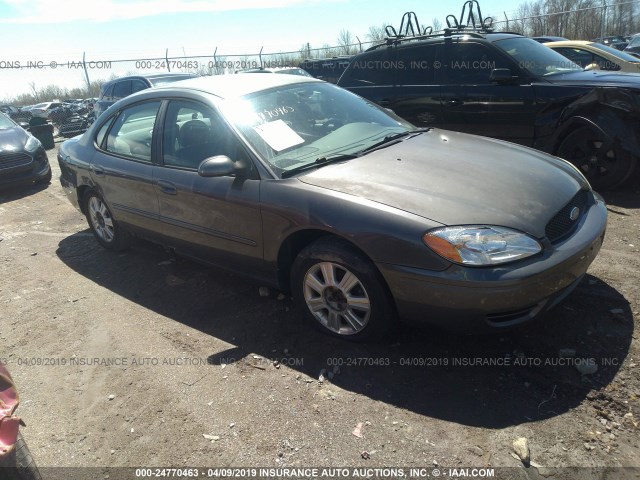 1FAFP56275A210887 - 2005 FORD TAURUS SEL GRAY photo 1