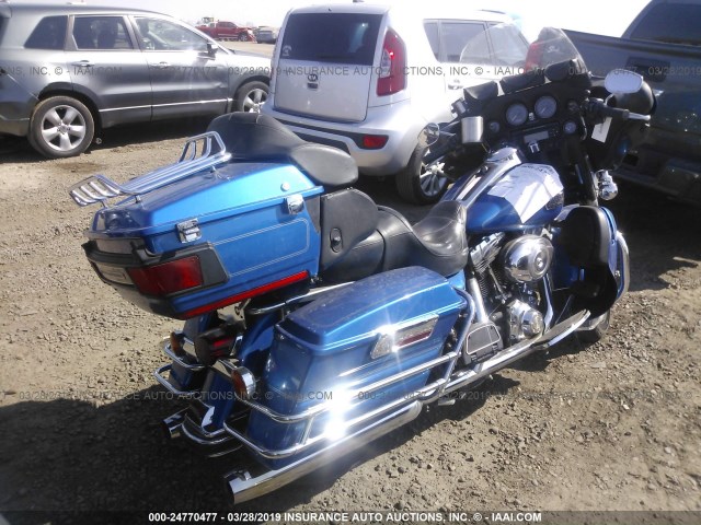 1HD1FC41X8Y619059 - 2008 HARLEY-DAVIDSON FLHTCUI BLUE photo 4