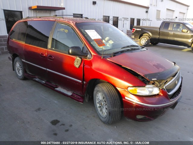 1C4GP64L0VB292178 - 1997 CHRYSLER TOWN & COUNTRY LXI RED photo 1