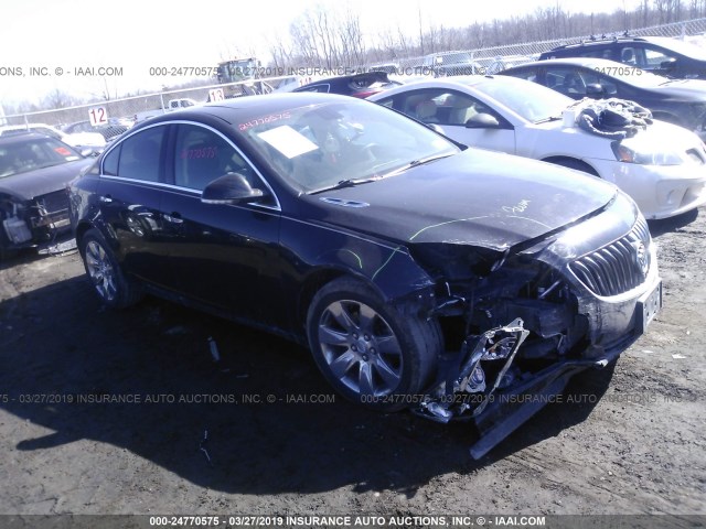 2G4GN5EX8E9188763 - 2014 BUICK REGAL PREMIUM BLACK photo 1