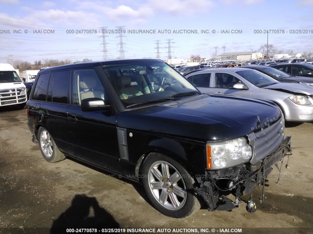 SALME15446A229958 - 2006 LAND ROVER RANGE ROVER HSE BLACK photo 1