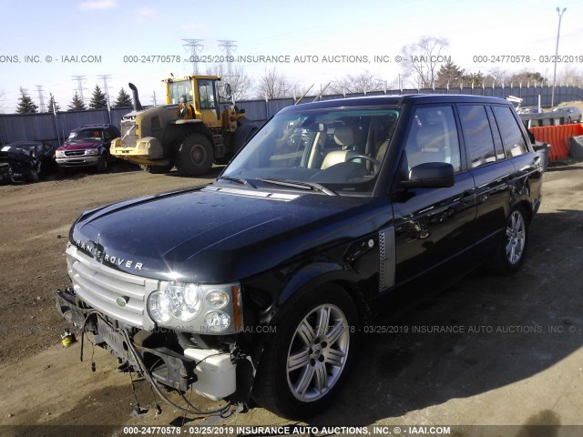 SALME15446A229958 - 2006 LAND ROVER RANGE ROVER HSE BLACK photo 2