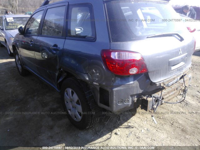 JA4LZ31F36U005843 - 2006 MITSUBISHI OUTLANDER LS GRAY photo 6