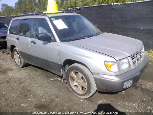 JF1SF6558YH732183 - 2000 SUBARU FORESTER S SILVER photo 1
