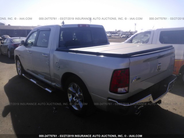 1C6RR7LM5FS609853 - 2015 RAM 1500 SLT SILVER photo 3