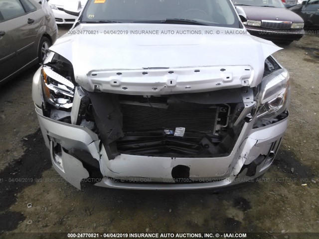 2GKFLWEK8E6141741 - 2014 GMC TERRAIN SLE SILVER photo 6