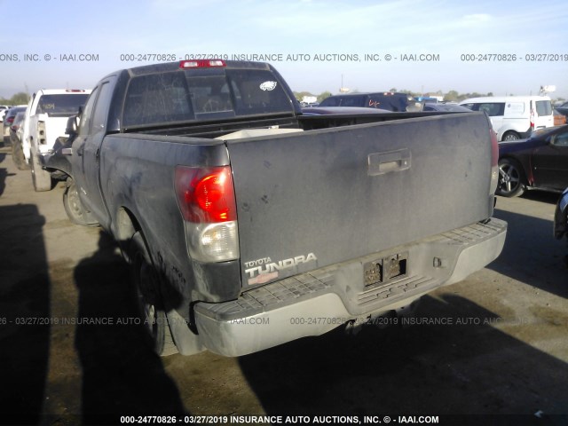 5TFRV54188X058174 - 2008 TOYOTA TUNDRA DOUBLE CAB/DOUBLE CAB SR5 BLACK photo 3