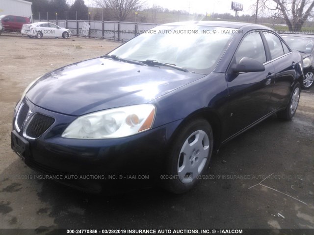 1G2ZF57BX84305394 - 2008 PONTIAC G6 VALUE LEADER/BASE Dark Blue photo 2
