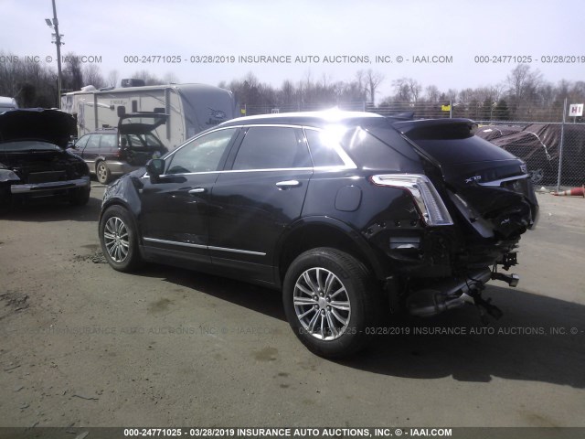 1GYKNDRSXJZ117095 - 2018 CADILLAC XT5 LUXURY BLACK photo 3