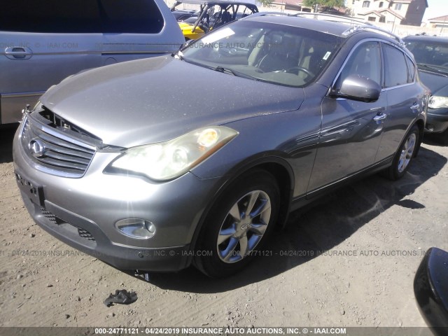 JNKAJ09F28M359023 - 2008 INFINITI EX35 JOURNEY SILVER photo 2