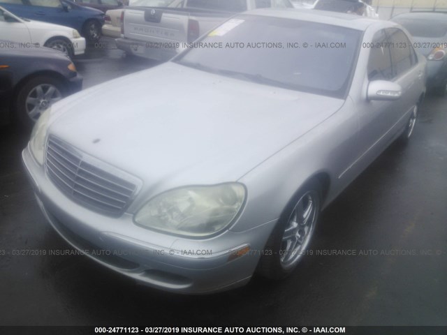 WDBNG70J93A350727 - 2003 MERCEDES-BENZ S 430 SILVER photo 2