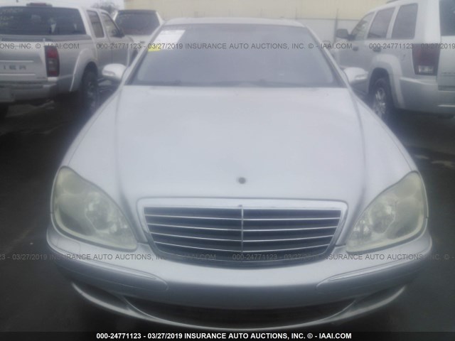 WDBNG70J93A350727 - 2003 MERCEDES-BENZ S 430 SILVER photo 6