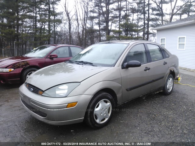1FAFP33P64W177886 - 2004 FORD FOCUS LX GOLD photo 2