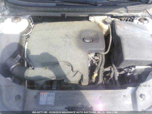 1G1ZC5EU9CF139948 - 2012 CHEVROLET MALIBU 1LT 白色 照片 10