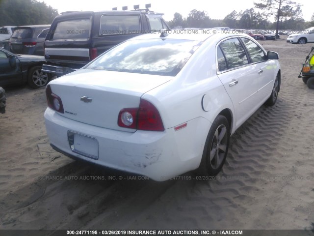 1G1ZC5EU9CF139948 - 2012 CHEVROLET MALIBU 1LT 白色 照片 4