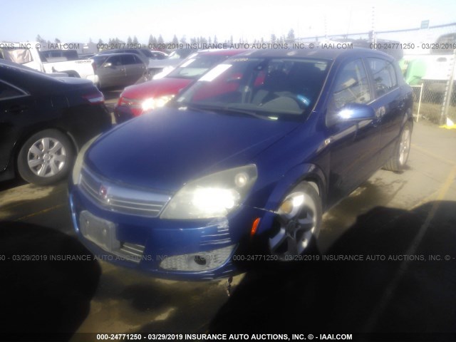 W08AT671085042494 - 2008 SATURN ASTRA XR BLUE photo 2